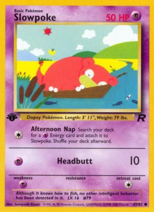 Slowpoke - 67/82: Team Rocket