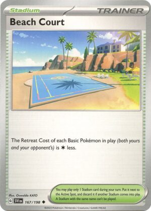 Beach Court - 167/198: Scarlet & Violet Base Set