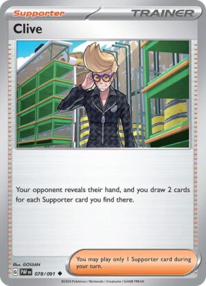 Clive - 078/091 - SV: Paldean Fates