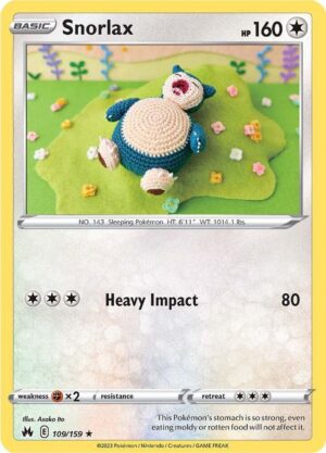Snorlax - 109/159: Crown Zenith