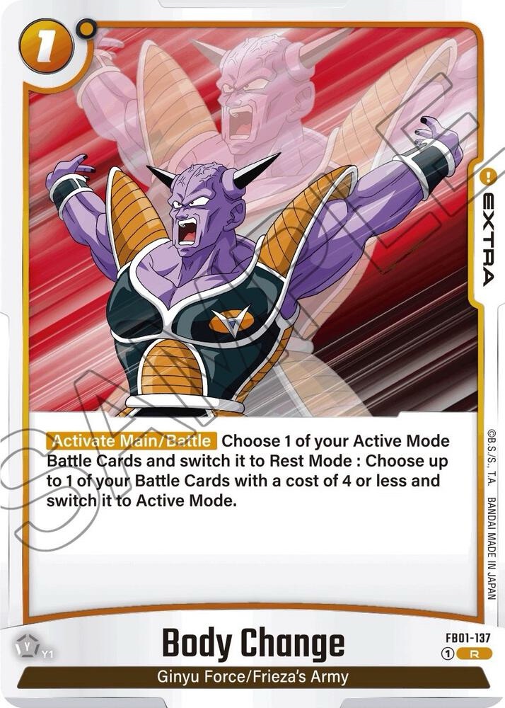 Body Change - FB01-137: Awakened Pulse
