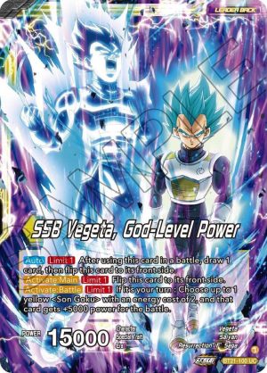 SSB Son Goku // SSB Vegeta, God-Level Power - BT21-100 UC: Wild Resurgence