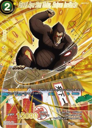 Great Ape Son Goku, Saiyan Instincts (Alternate Art) - DG 1-064 SR: Special Anniversary Set 2021