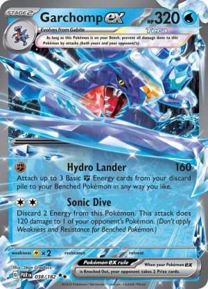 Garchomp ex - 038/182: Paradox Rift