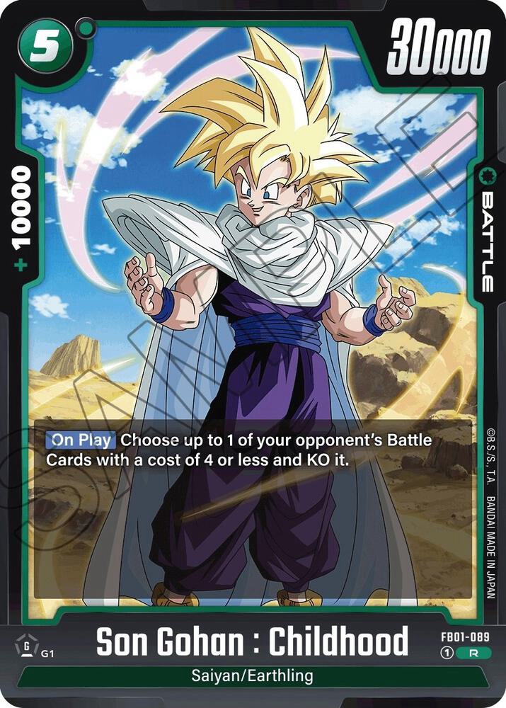 Son Gohan : Childhood - FB01-089 - Awakened Pulse