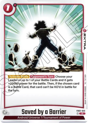 Saved by a Barrier - FB02-033: Blazing Aura