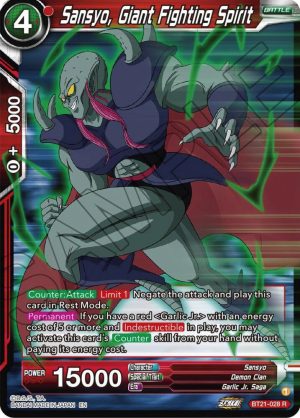 Sansyo, Giant Fighting Spirit - BT 21-028 R: Wild Resurgence