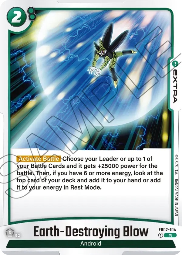 Earth-Destroying Blow - FB02-104: Blazing Aura