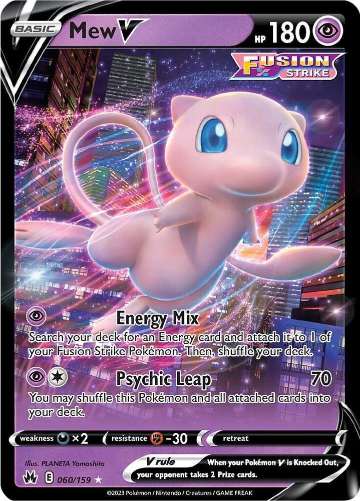 Mew V - 060/159: Crown Zenith