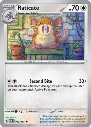 Raticate - 020/165: Scarlet & Violet 151