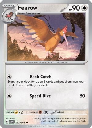 Fearow - 022/165: Scarlet & Violet 151