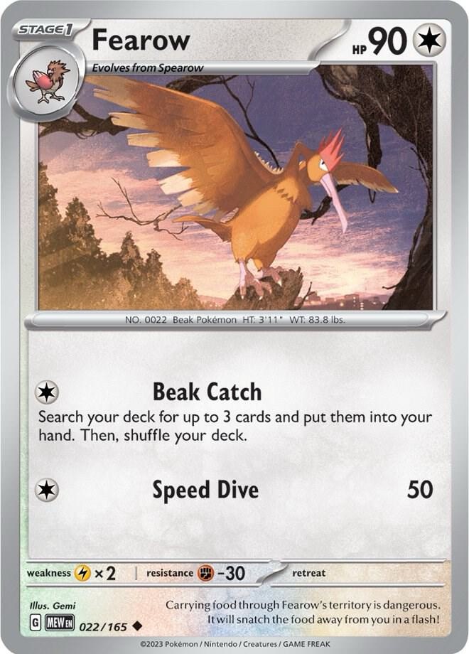Fearow - 022/165: Scarlet & Violet 151