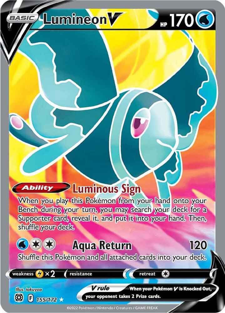 Lumineon V (Full Art) - 155/172: Brilliant Stars