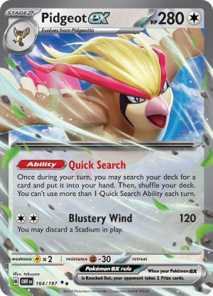 Pidgeot ex - 164/197: Obsidian Flames