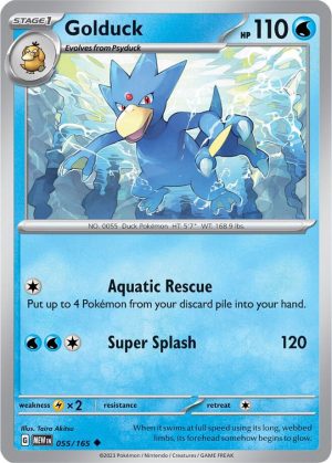 Golduck - 055/165: Scarlet & Violet 151