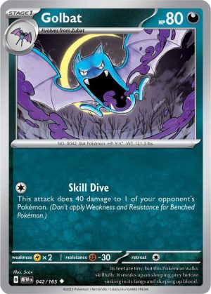 Golbat - 042/165: Scarlet & Violet 151