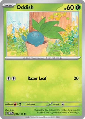 Oddish - 043/165: Scarlet & Violet 151
