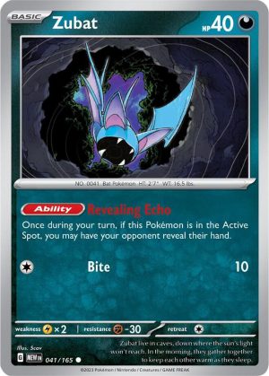 Zubat - 041/165: Scarlet & Violet 151