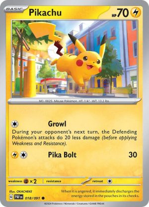 Pikachu - 018/091: Paldean Fates