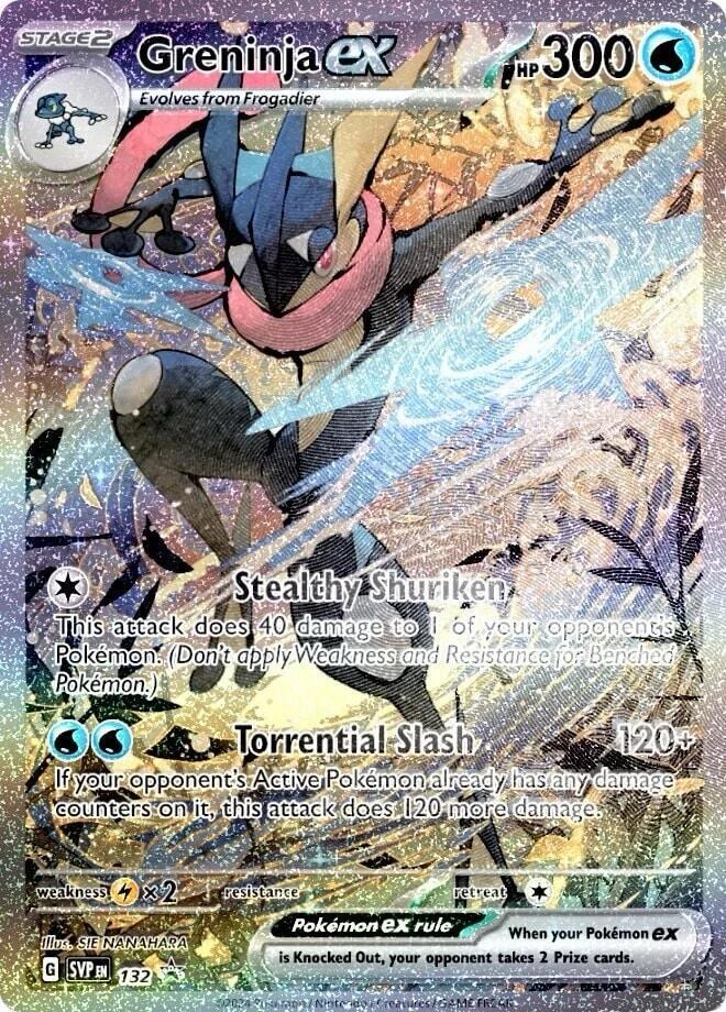 Greninja ex - 132: Scarlet & Violet Promo Cards