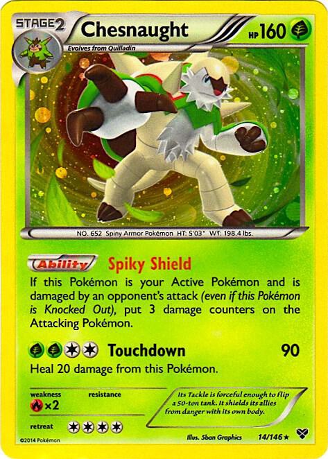 Chesnaught - 14/146 (Cosmos Holo) - Blister Exclusives