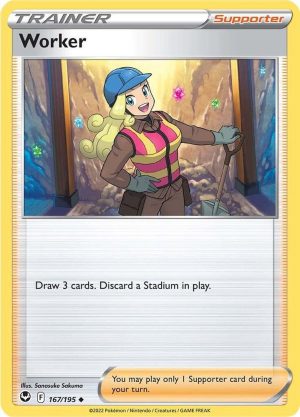 Worker - 167/195 - SWSH12: Silver Tempest