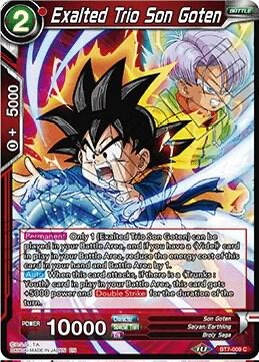 Exalted Trio Son Goten - BT-009 C : Assault of the Saiyans
