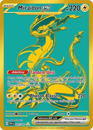 Miraidon ex - 243/091: Paldean Fates