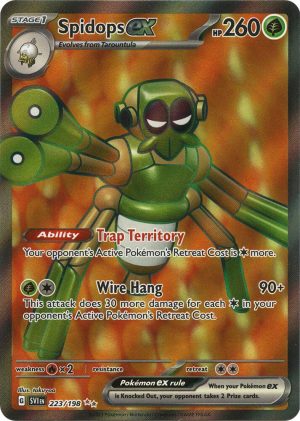 Spidops ex - 223/198: Scarlet & Violet Base Set
