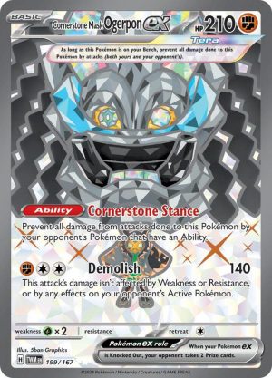 Cornerstone Mask Ogerpon ex - 199/167: Twilight Masquerade