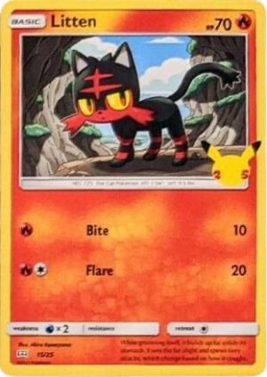 Litten - 015/025 - McDonald's 25th Anniversary Promos