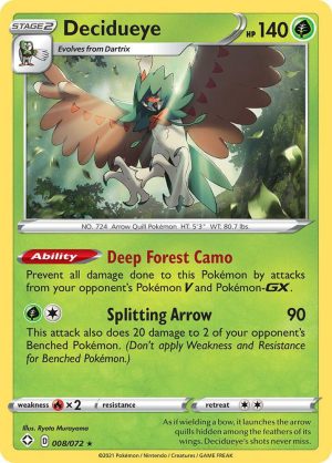 Decidueye - 008/072: Shining Fates