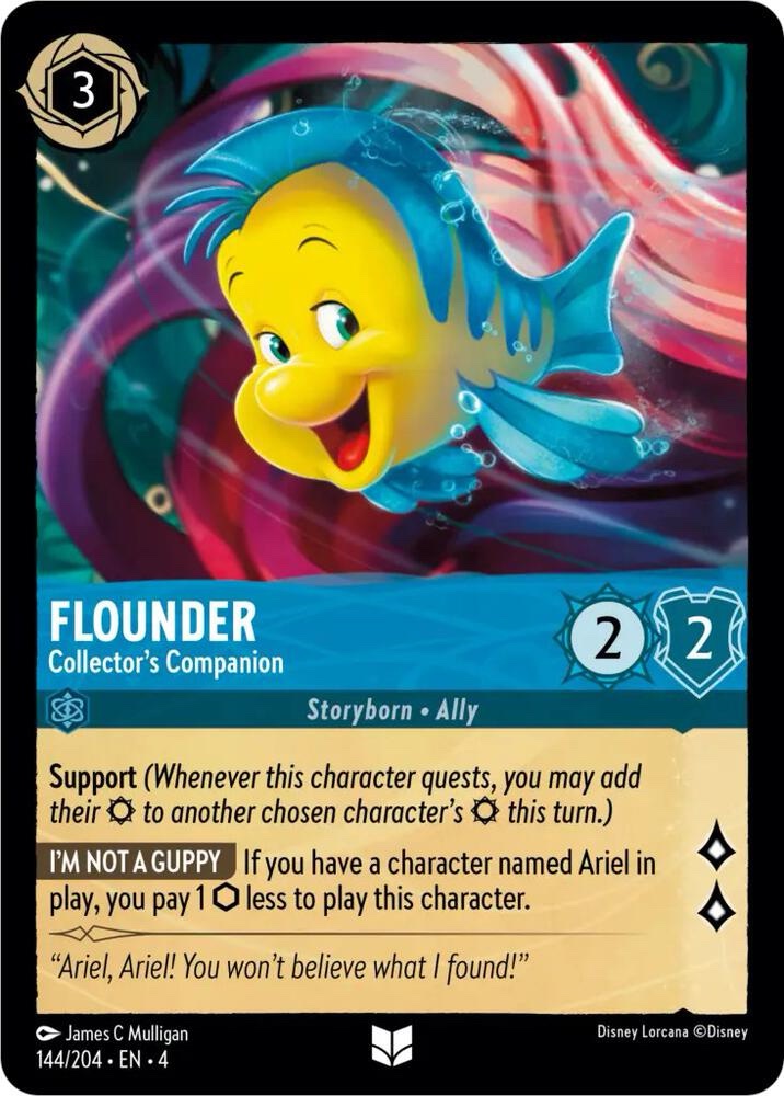 Flounder - 144/204: Collector's Companion - Ursula's Return