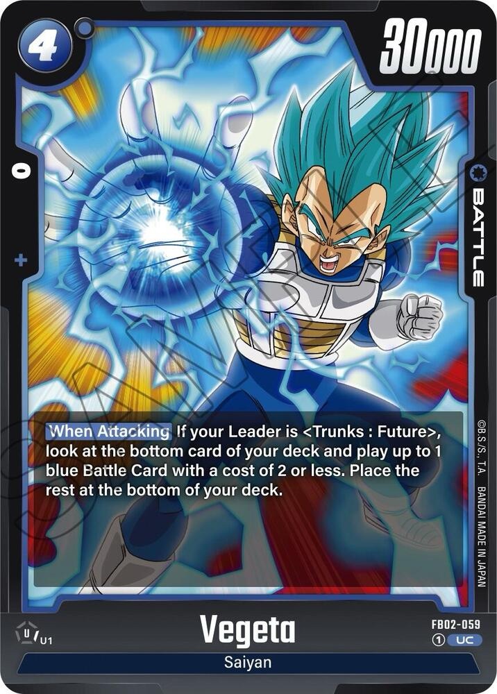 Vegeta - FB02-059 - Blazing Aura