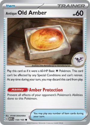 Antique Old Amber - 154/165: Scarlet & Violet 151