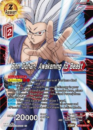 Son Gohan, Awakening to Beast - BT22-003 UC: Critical Blow