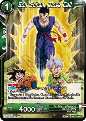 Son Gohan, Close Call - BT22-065: Critical Blow