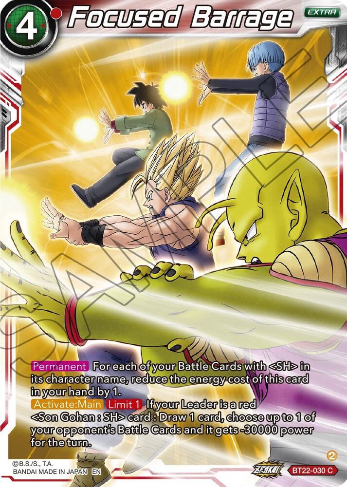 Focused Barrage - BT22-030 C : Critical Blow