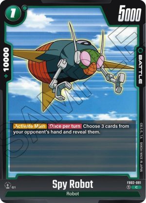 Spy Robot - FB02-081 - Blazing Aura