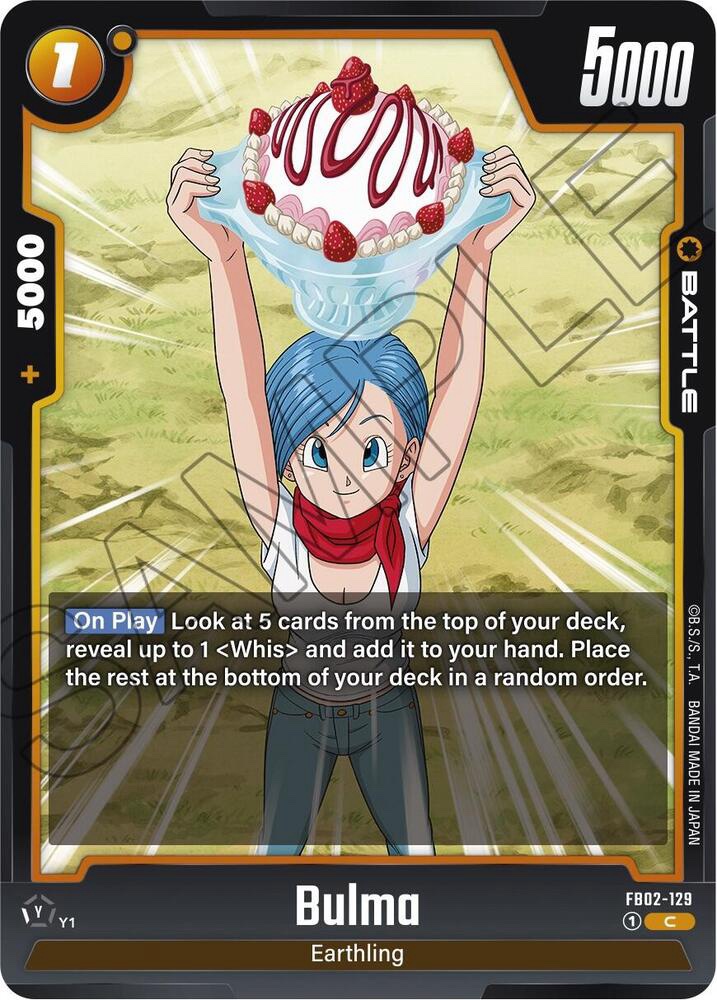 Bulma - FB02-129 - Blazing Aura