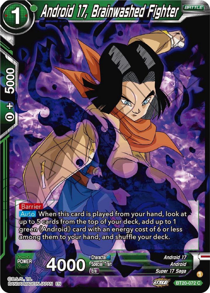 Android 17, Brainwashed Fighter - Power Absorbed