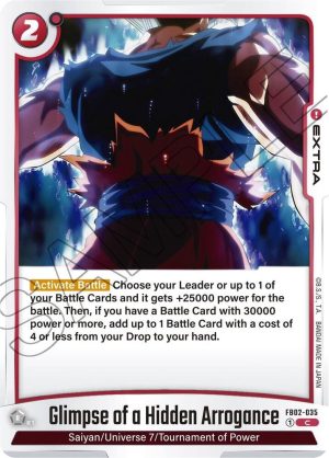 Glimpse of a Hidden Arrogance - FB02-035 - Blazing Aura