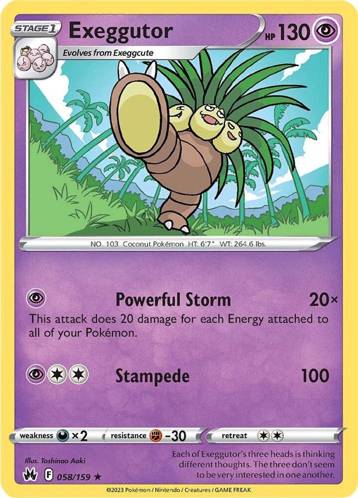 Exeggutor - 056/159: Crown Zenith