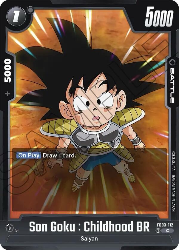 Son Goku : Childhood BR - FB03-112: Raging Roar