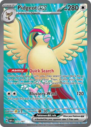 Pidgeot ex - 217/197: Obsidian Flames