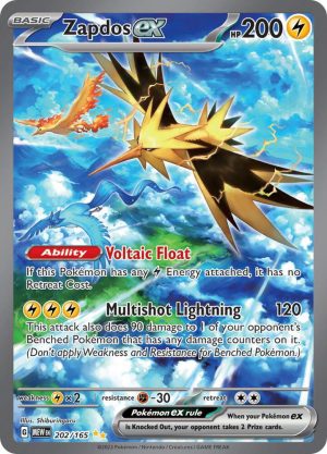 Zapdos ex - 202/165: Scarlet & Violet 151