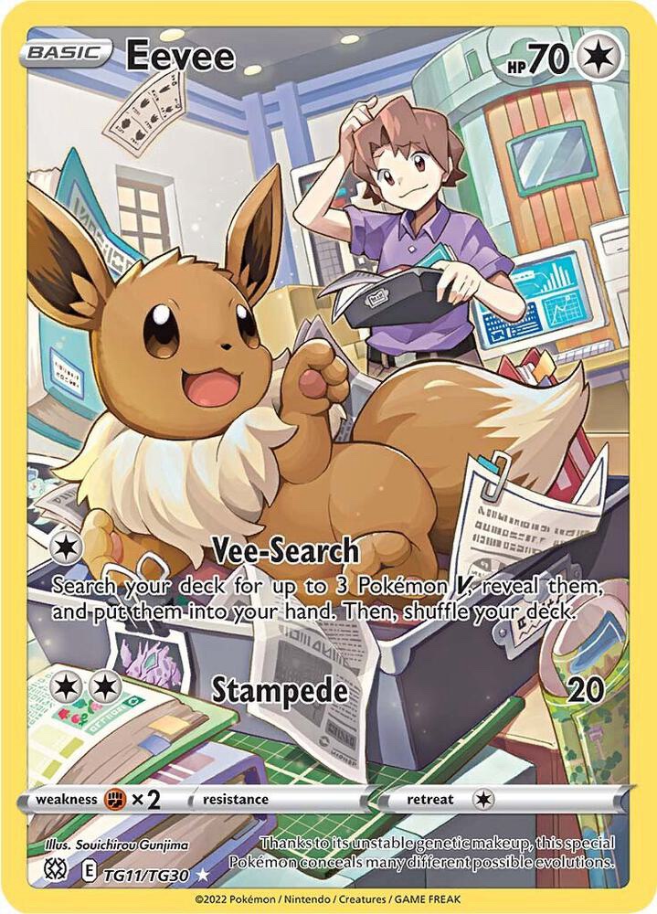 Eevee - TG11/TG30: Brilliant Stars Trainer Gallery