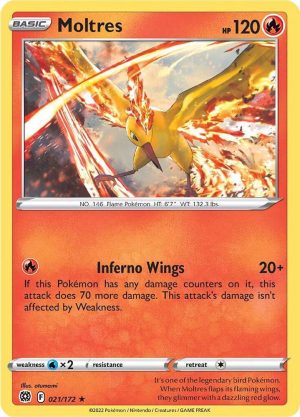 Moltres - 021/172: Brilliant Stars