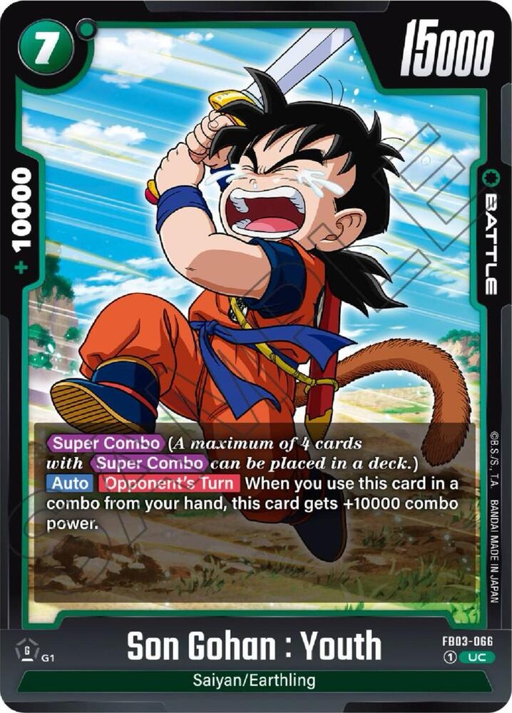 Son Gohan : Youth - FB03-066 - Raging Roar