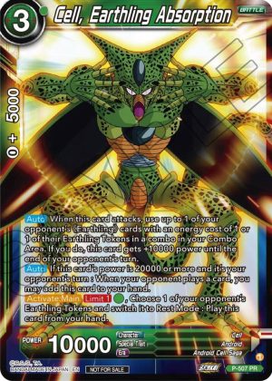 Cell, Earthling Absorption (Zenkai Series Tournament Pack Vol.4) - P-507 PR : Tournament Promotion Cards